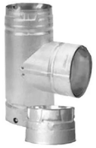 Duravent 3Pvl-Tr 3" Pellet Stove Chimney Vent Clean Out Tee W Cap - Quantity Of 1 1