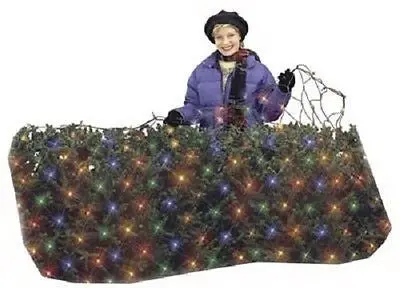 Sylvania V44546-88S 100 Light Count 4' X 6' Multi Color Led Net Christmas Light Set - Quantity Of 1 1
