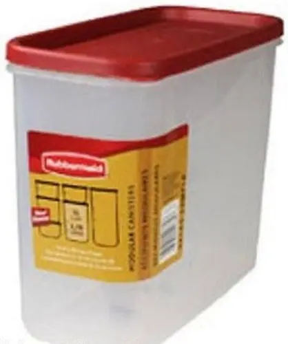 Rubbermaid 1776472 Racer Red  16 Cup Dry Food Storage Containers - Quantity Of 2 1