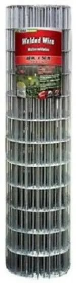 Midwest Air 308302B 48" X 50', 4" X 2" Mesh 14 Ga Galvanized Welded Wire Fence - Quantity Of 1 1