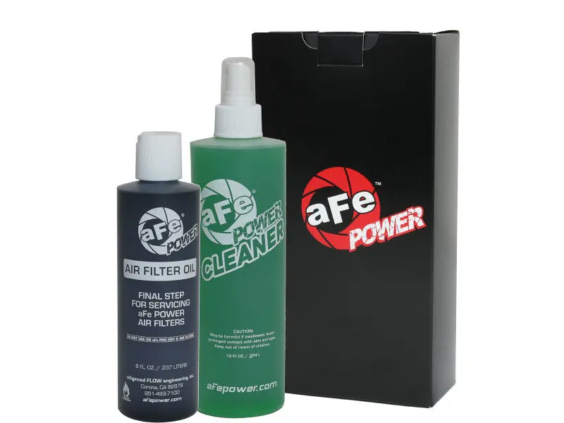 Afe Air Filter Restore Kit (8Oz Squeeze Oil & 12Oz Spray Cleaner) - Black 1