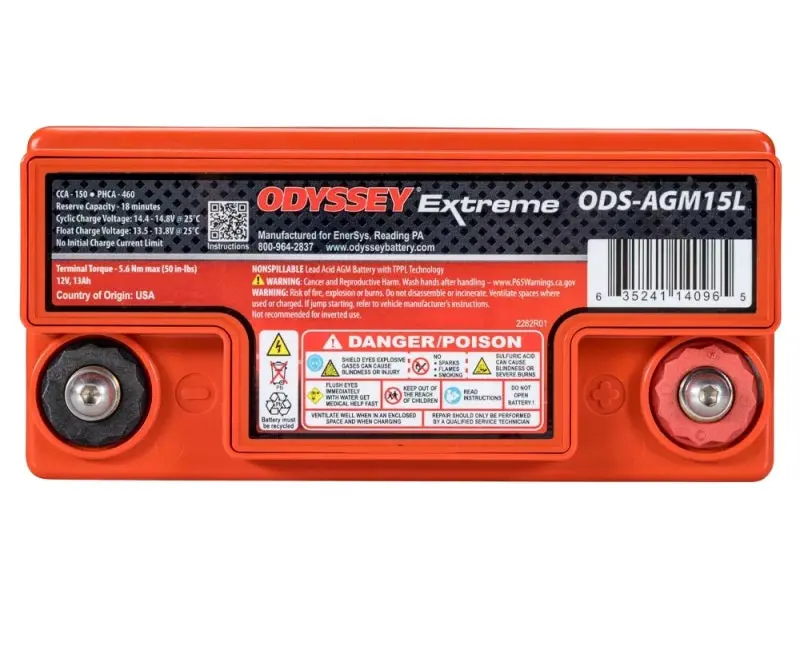 Odyssey Battery Powersport Extreme Agm Battery (Pc545) 1