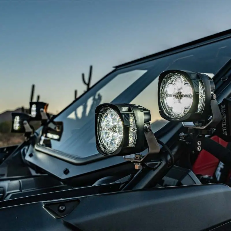 Nacho Lighting Quatro Spot 4In. Offroad Led Light - Pair 1
