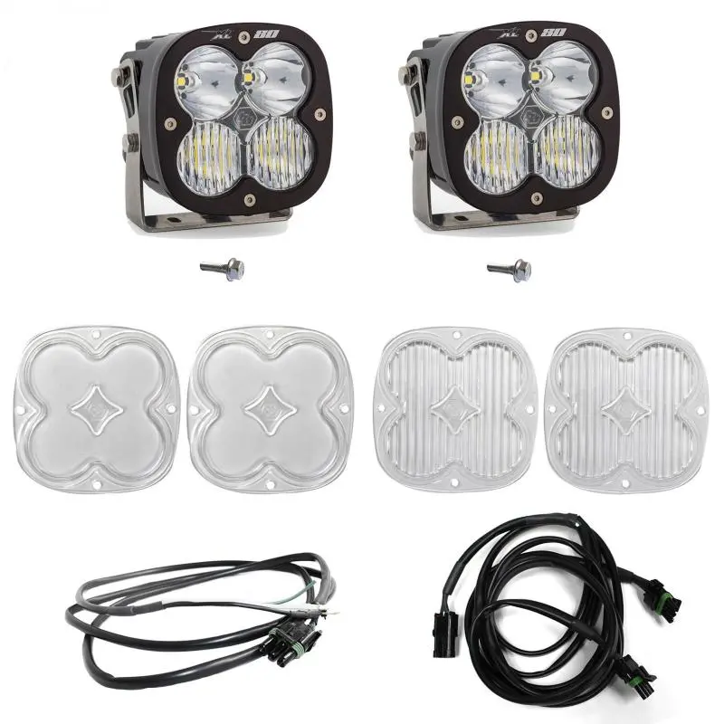 Baja Designs 2021+ Ford Bronco A Piller Light Kit Xl80 D/C W/Upfitter 1
