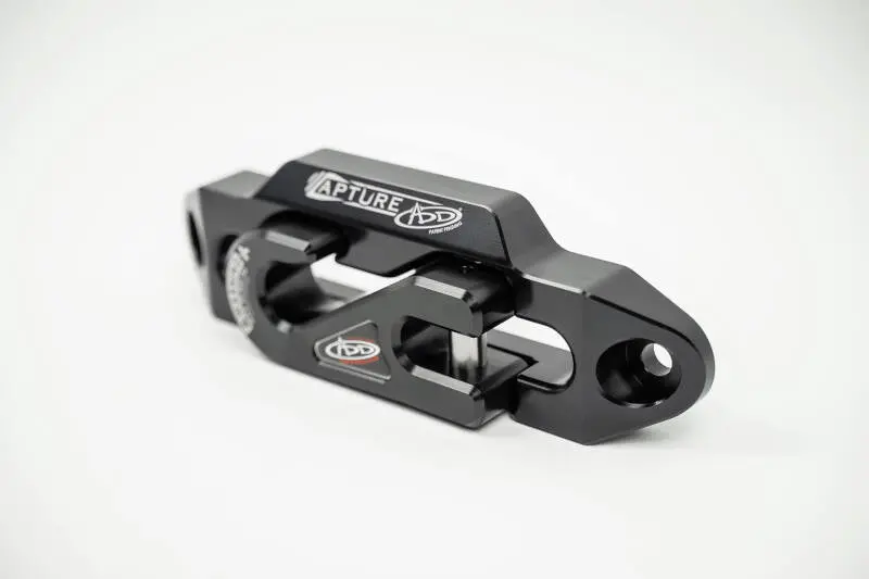 Addictive Desert Designs 1-5/16In Winch Fairlead Plate W/ Recessed Round End Hook - Black 1