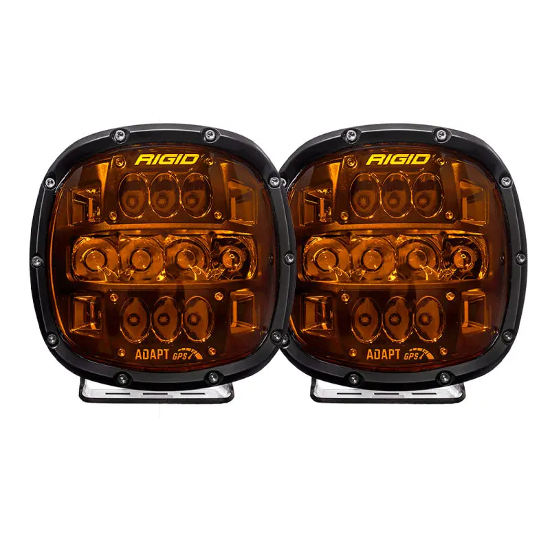 Rigid Industries Adapt Xp W/ Amber Pro Lens (Pair) 1