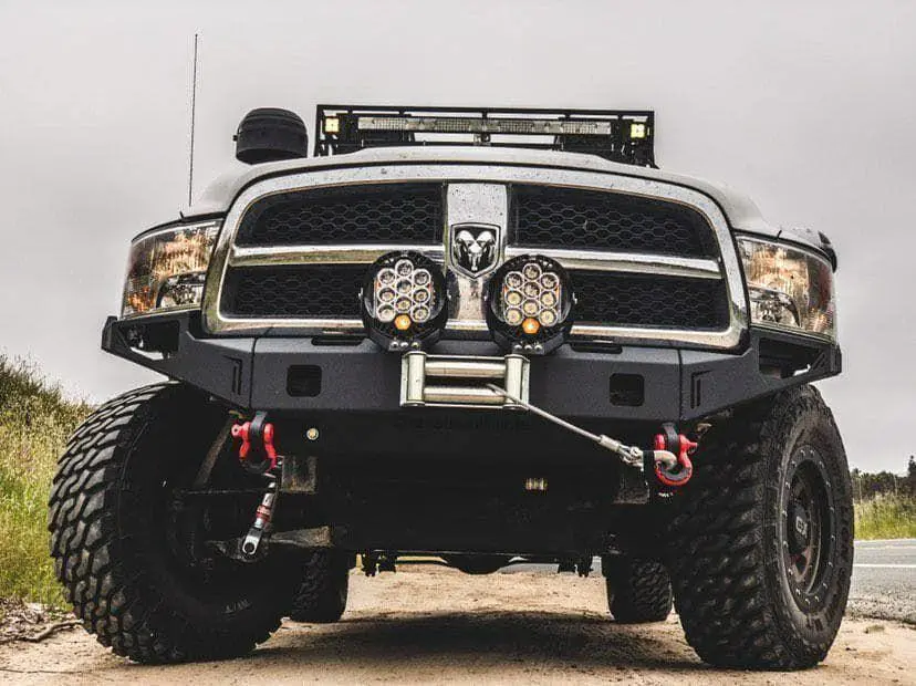 Chassis Unlimited 2009-2012 Ram 1500 Octane Front Winch Bumper- No Parking Sensors 2