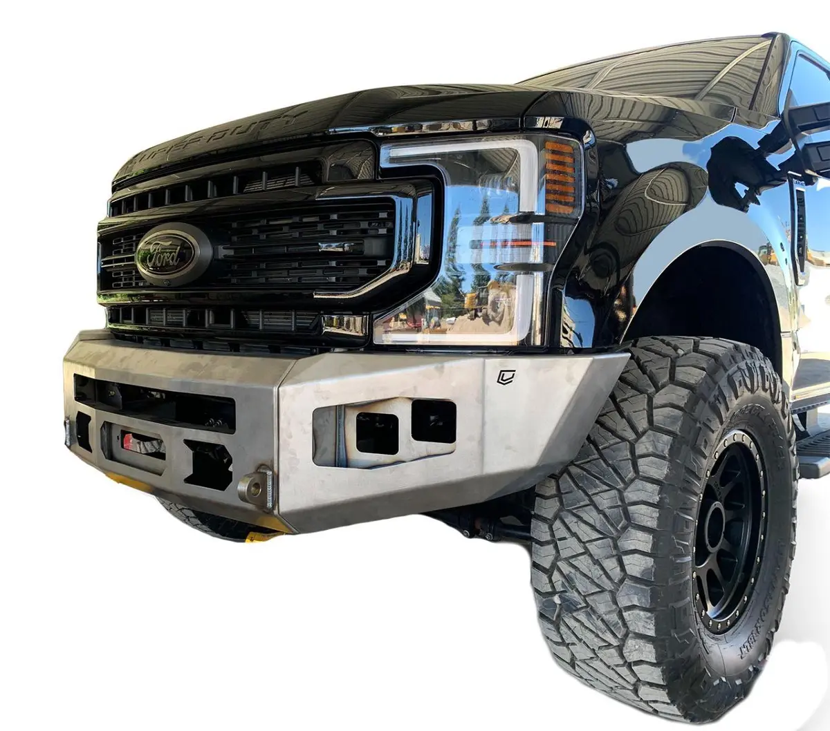 Chassis Unlimited 2017-2021 Ford Superduty F250/F350 Attitude Series Front Winch Bumper 1