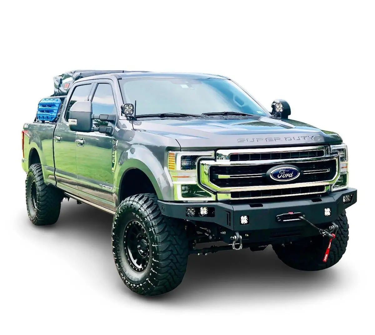 Chassis Unlimited 2017-2021 Ford F250/F350 Octane Series Front Super Duty Winch Bumper 1