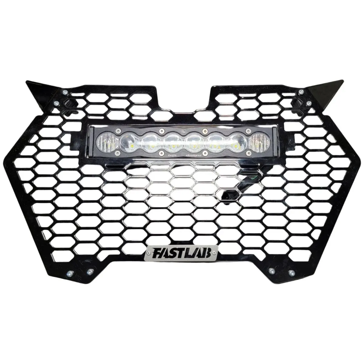 Can Am Maverick R Grill With S8 Light Bar 1