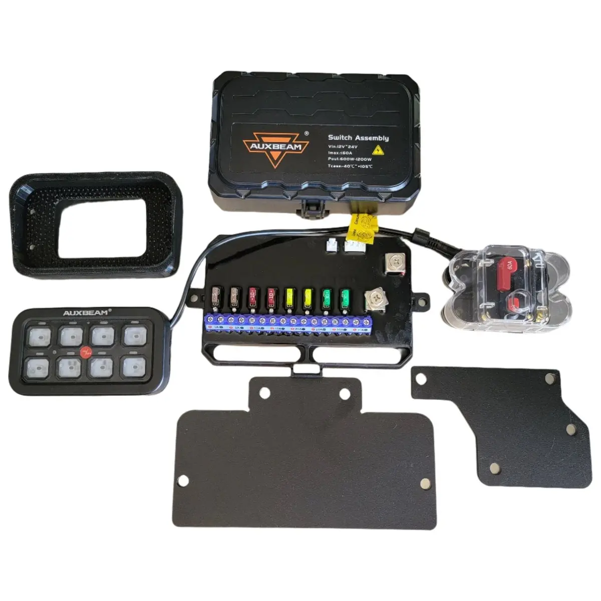 Can Am Maverick R Auxbeam Ar-800 Switch Panel Complete Installation Kit 1