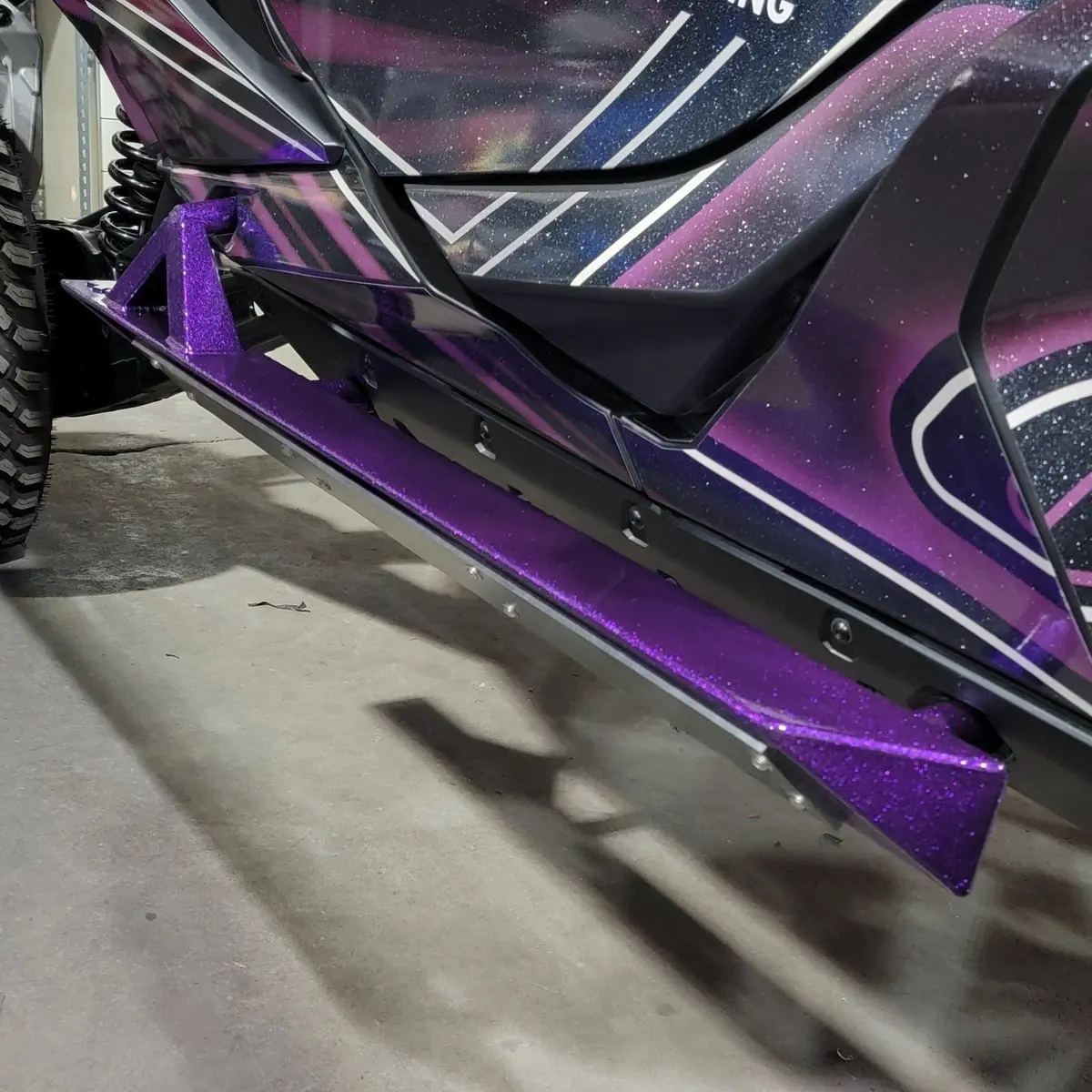 Can Am Maverick R Rock Slider Steps 1