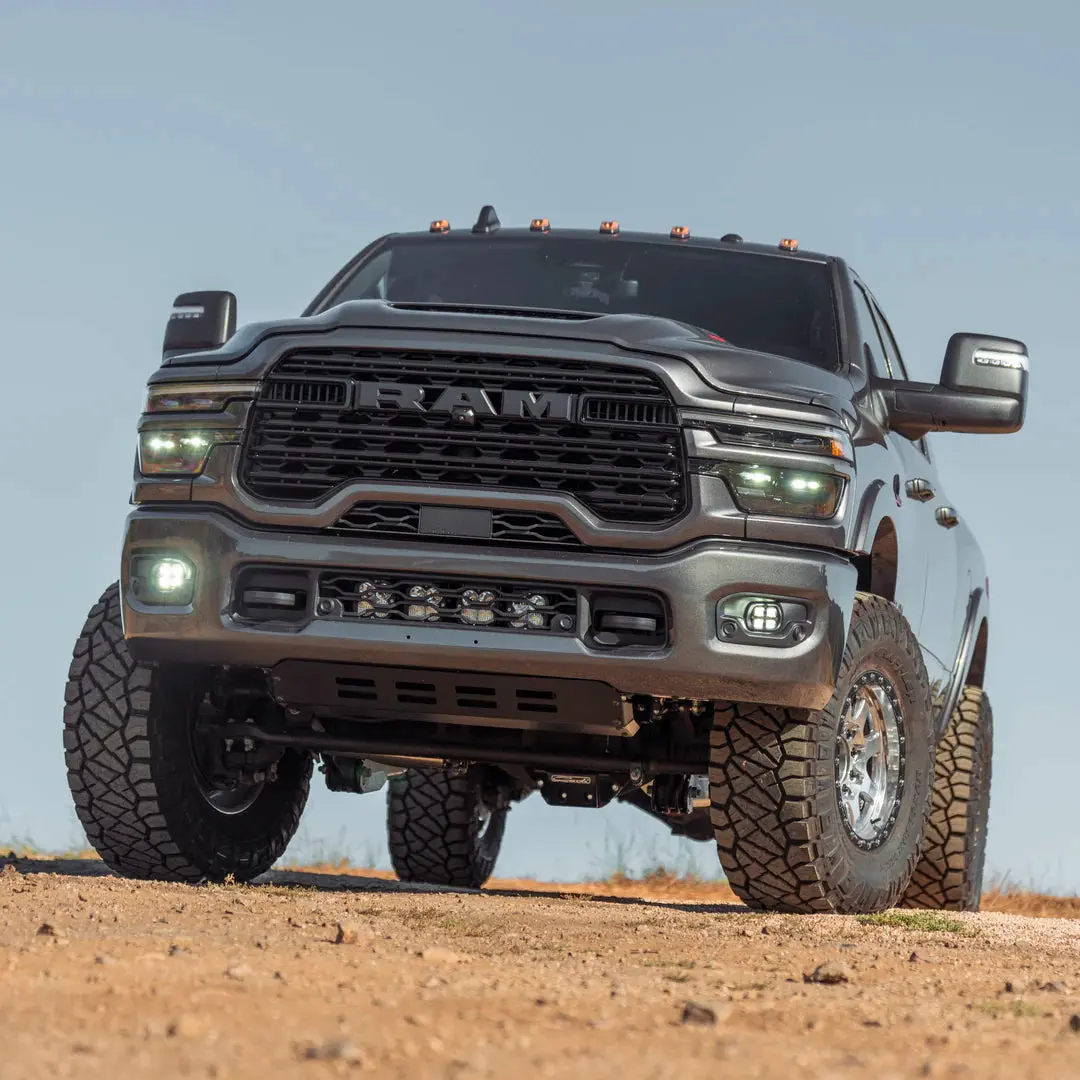 Cjc Built 2019+ Ram 2500/3500 Skid Plate Intercooler Guard / Black Powder Coat 1
