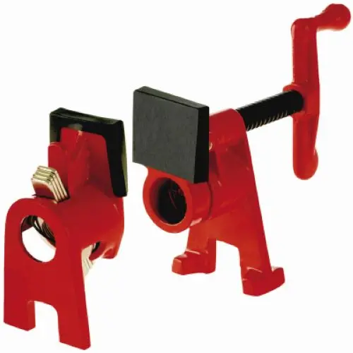 Bessey Tools Bpc-H12 1/2" H-Style Woodworking Pipe Clamp With High Base - Quantity Of 1 1