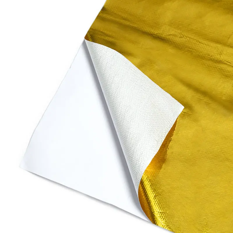 Mishimoto Gold Reflective Barrier W/ Adhesive Backing 24 Inches X 24 Inches 1
