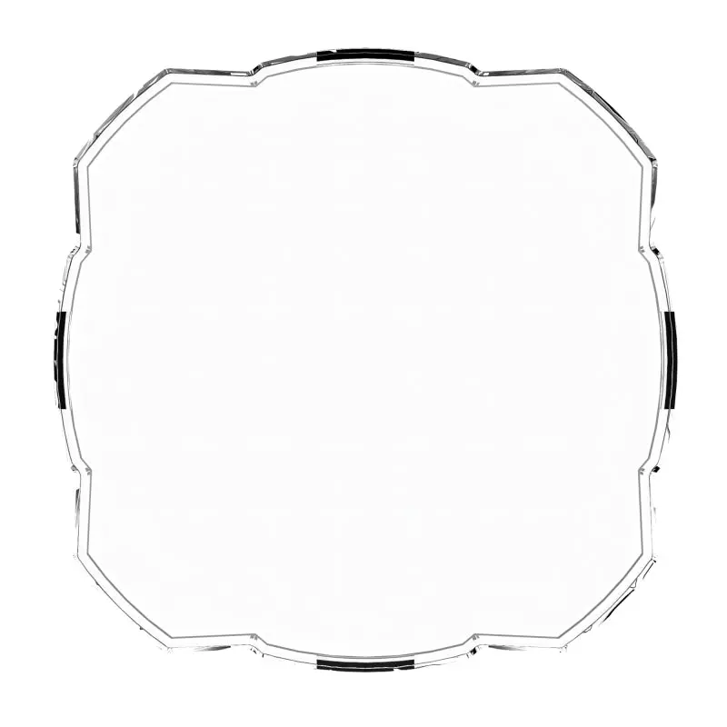 Kc Hilites Flex Era 4 Light Shield Hard Cover (Ea) - Clear 1