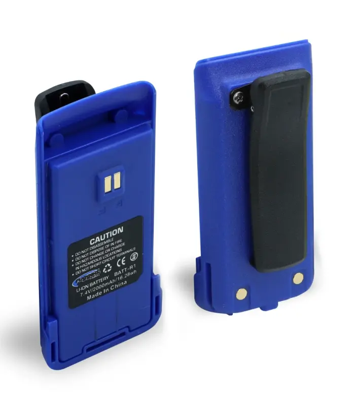 Rugged Radios Replacement Lithium Battery For R1 Handheld Radio W/12V Charge Port 1