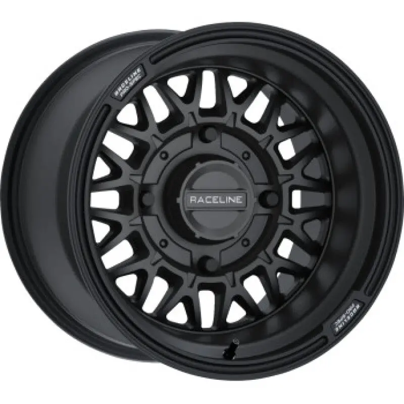 Raceline A13b Omega 15X7in/4X137 Bp / 10Mm Offset /110.18Mm Bore - Satin Black Wheel 1