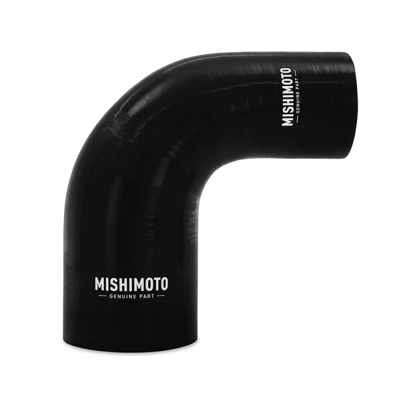 Mishimoto Silicone Reducer Coupler 90 Degree 2.5In To 3In - Black 1