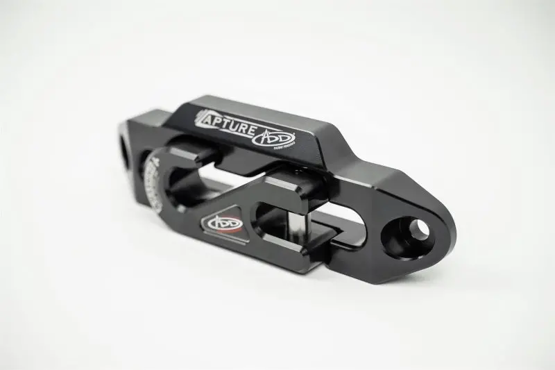Addictive Desert Designs 1-5/16In Winch Fairlead Plate W/ Recessed Round End Hook - Black 2