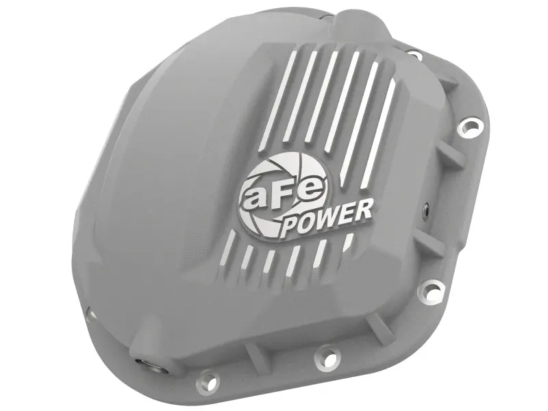 Afe Street Series Dana 60 Front Differential Cover Raw W/ Machined Fins 17-20 Ford Trucks (Dana 60) 1
