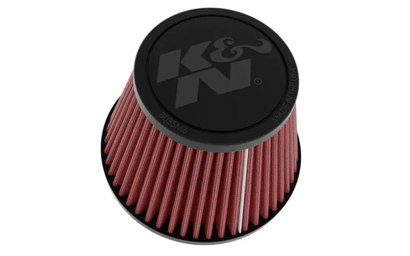 K&N Universal Clamp-On Air Filter 2In Flange Id 5-3/16In Base 3-1/2In Top 3-11/16In Height W/ Vent 1