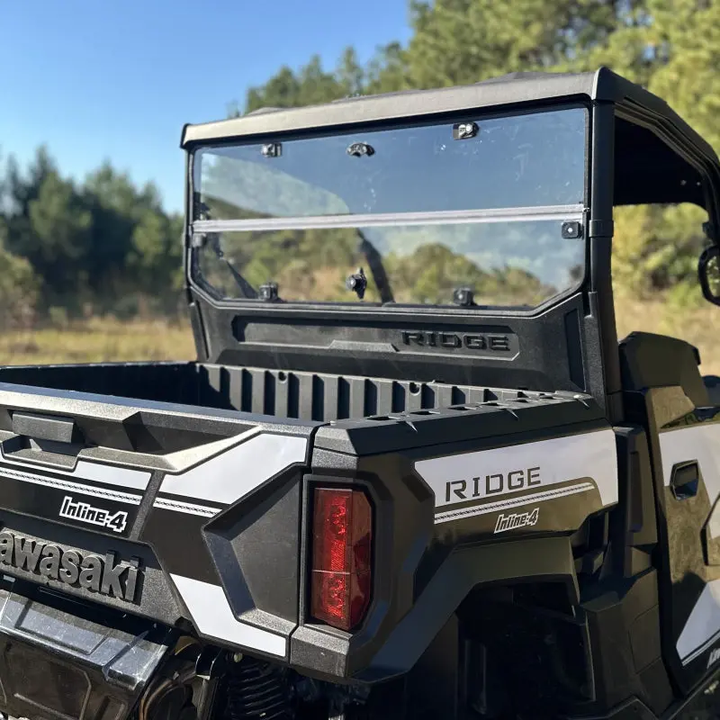 Seizmik 24+ Kawasaki Ridge Rach Rear Folding Windshield- Uv 1