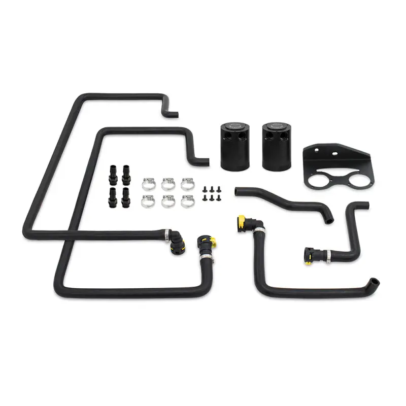 Mishimoto 18+ Ford F-150 2.7L Ecoboost Baffled Oil Catch Can Kit - Clear 1