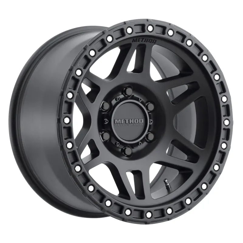 Method Mr312 17X8.5 0Mm Offset 6X5.5 106.25Mm Cb Matte Black Wheel 1