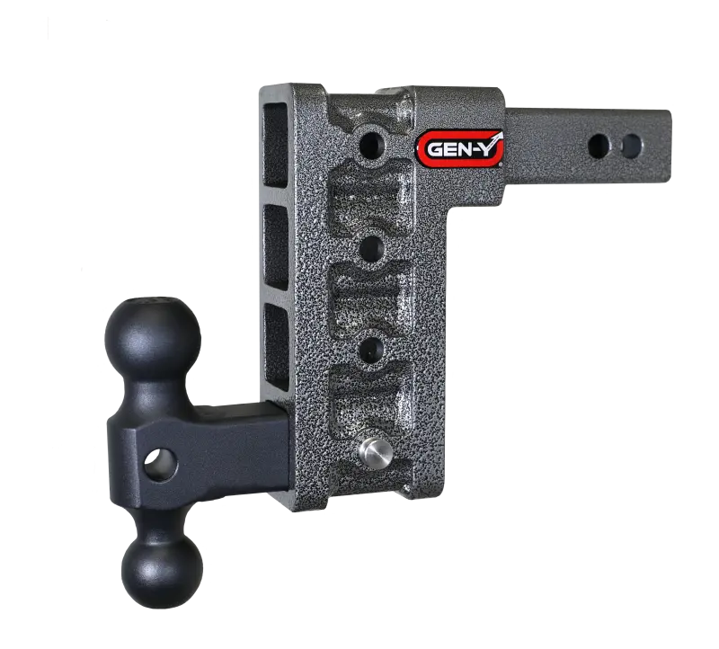 Gen-Y Mega Duty 2In Shank 7.5In Drop 1.5K Tw 10K Hitch W/Gh-031 Dual-Ball 1