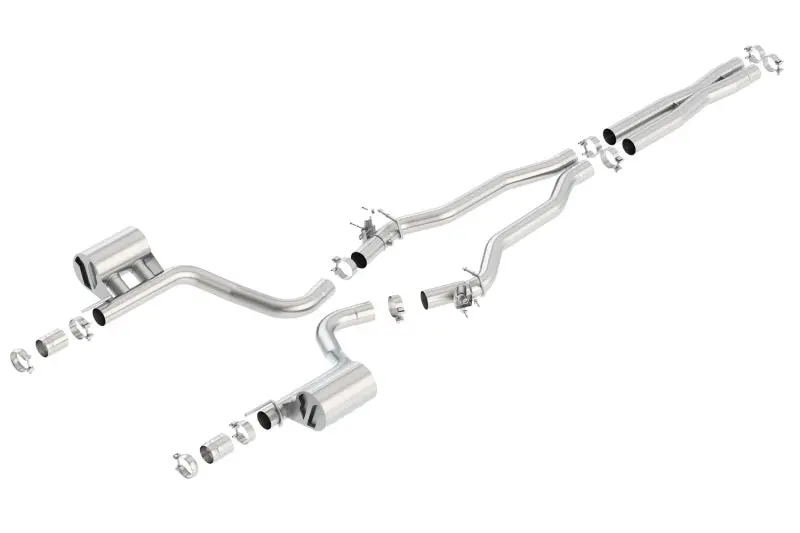 Borla 2015 Dodge Charger Hellcat 6.2L V8 Atak Catback Exhaust W/ Valves No Tips Factory Valance 1