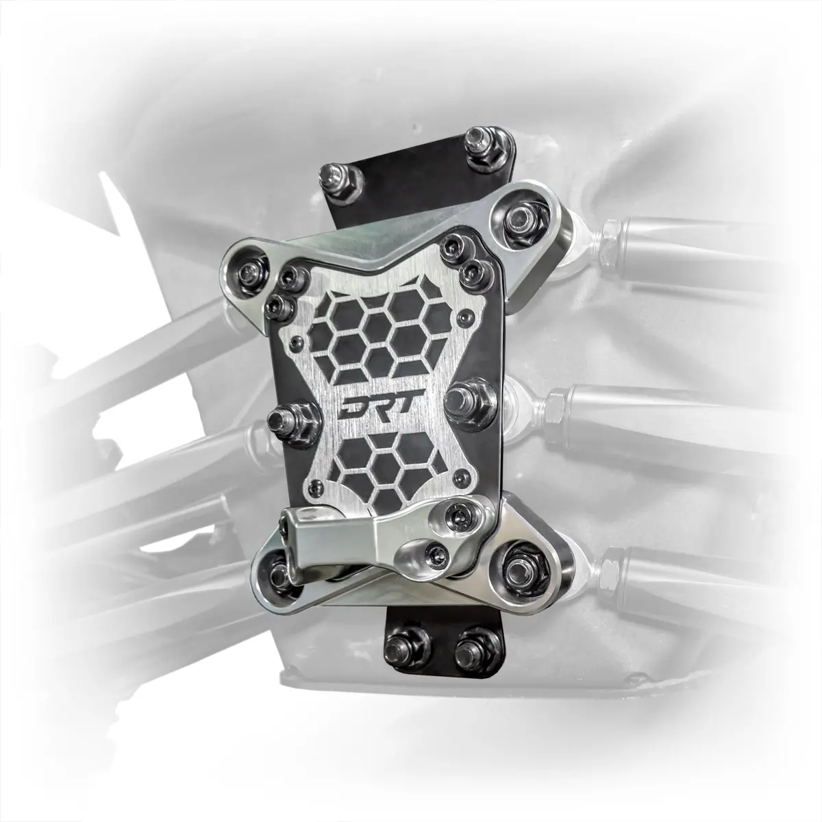 Drt Can-Am Maverick X3 2017+ Billet Aluminum 3-Pc Radius Rod Plate Kit 1