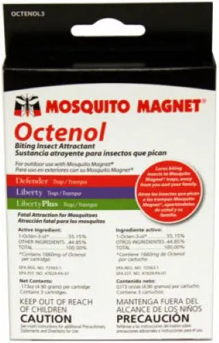 Mosquito Magnet Octenol3 3-Pack Octenol 21 Day Mosquito Attractant Cartridge - Quantity Of 1 1