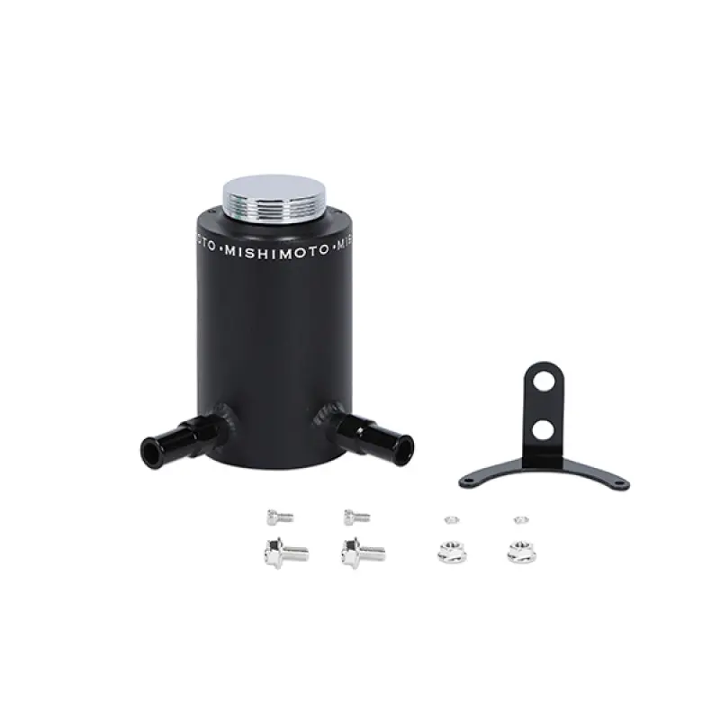 Mishimoto Aluminum Power Steering Reservoir Tank - Wrinkle Black 1