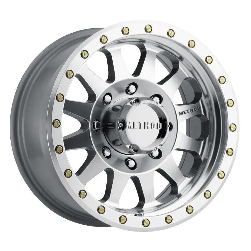 Method Mr304 Double Standard 17X8.5 0Mm Offset 8X6.5 130.81Mm Cb Machined/Clear Coat Wheel 1