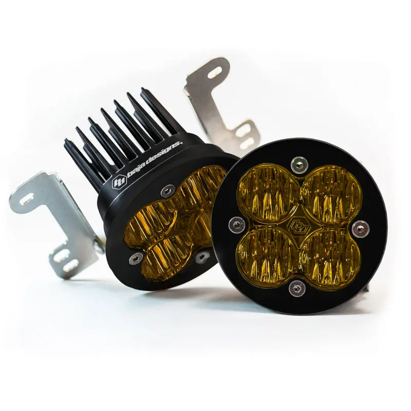 Baja Designs 2007-2018 Wrangler Jl Rubicon Sport Fog Light Pocket Kit - Amber 1