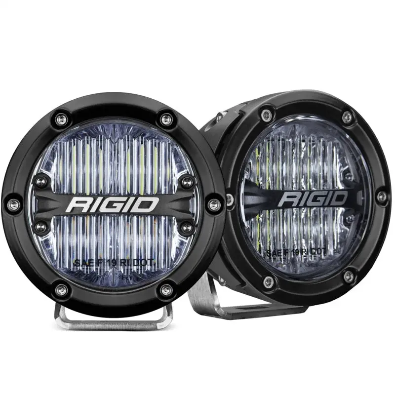 Rigid Industries 360-Series 4In Led Sae J583 Fog Light - White (Pair) 1