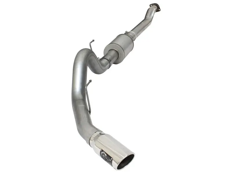 Afe Atlas Exhausts 4In Cat-Back Aluminized Steel Exhaust 2015 Ford F-150 V6 3.5L (Tt) Polished Tip 1