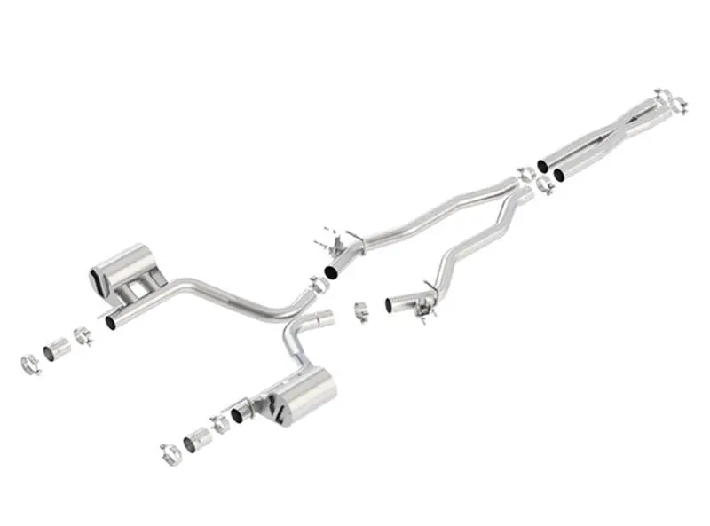 Borla 2015-2022 Charger Srt 392 / Scat Pack 6.4L Atak Catback Exhaust Single Split Rear Exit 1