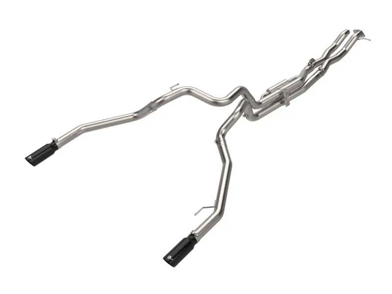 Afe Vulcan Series 3In 304Ss Cat-Back Exhaust 24-25 Ford Ranger Raptor V6-3.0L (Tt) W/ Black Tips 1