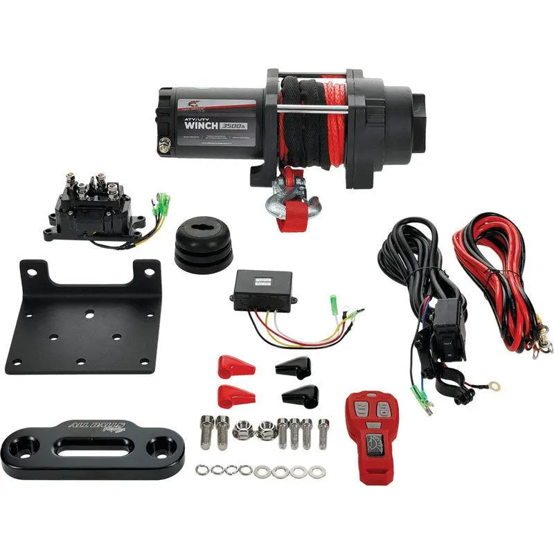 3500 Lb Synthetic Rope Winch (4 Bolt) 1