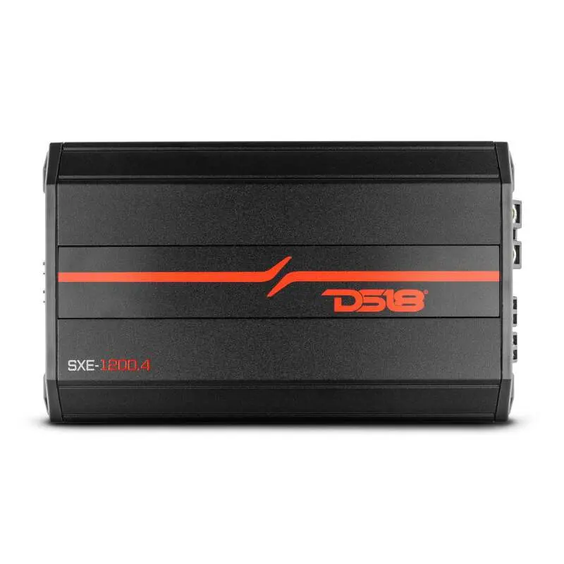 Ds18 4-Channel Sxe Amplifier Class A|B 2X 200/4Ohm Bridge 4 X 100/2Ohm 4 X 60/4Ohm Watts Rms- Black 2