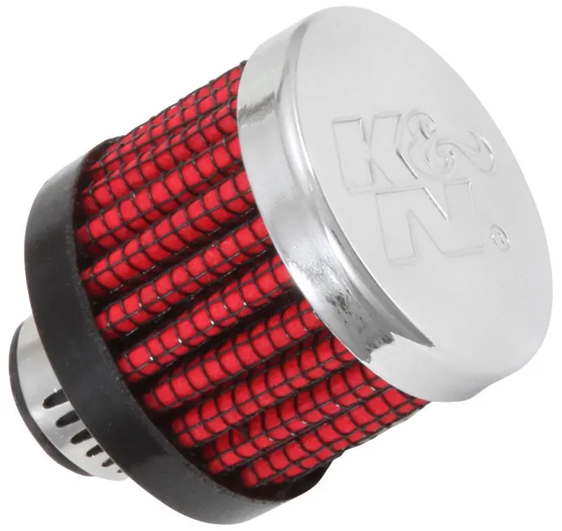 K&N .315/.431 Flange 1 3/8 Inch Od 1.5 Inch H Clamp On Crankcase Vent Filter 1