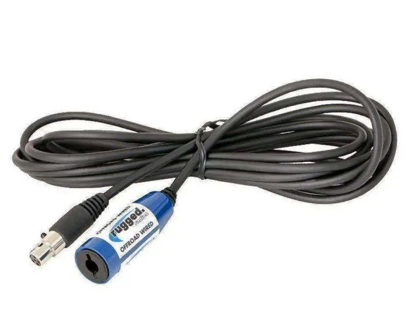 Rugged Radios Offroad Straight Cable To Intercom (Select Length) 16 Feet 1