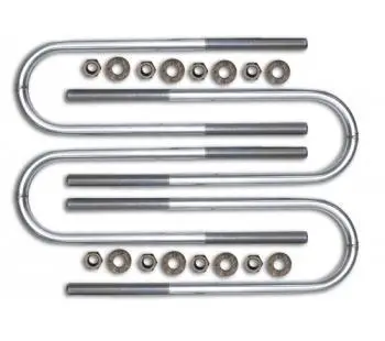 Icon Vehicle Dynamics 37004 - Super Duty F250 / F350 12" Long Rear U-Bolt Kit (Non Dually) 1
