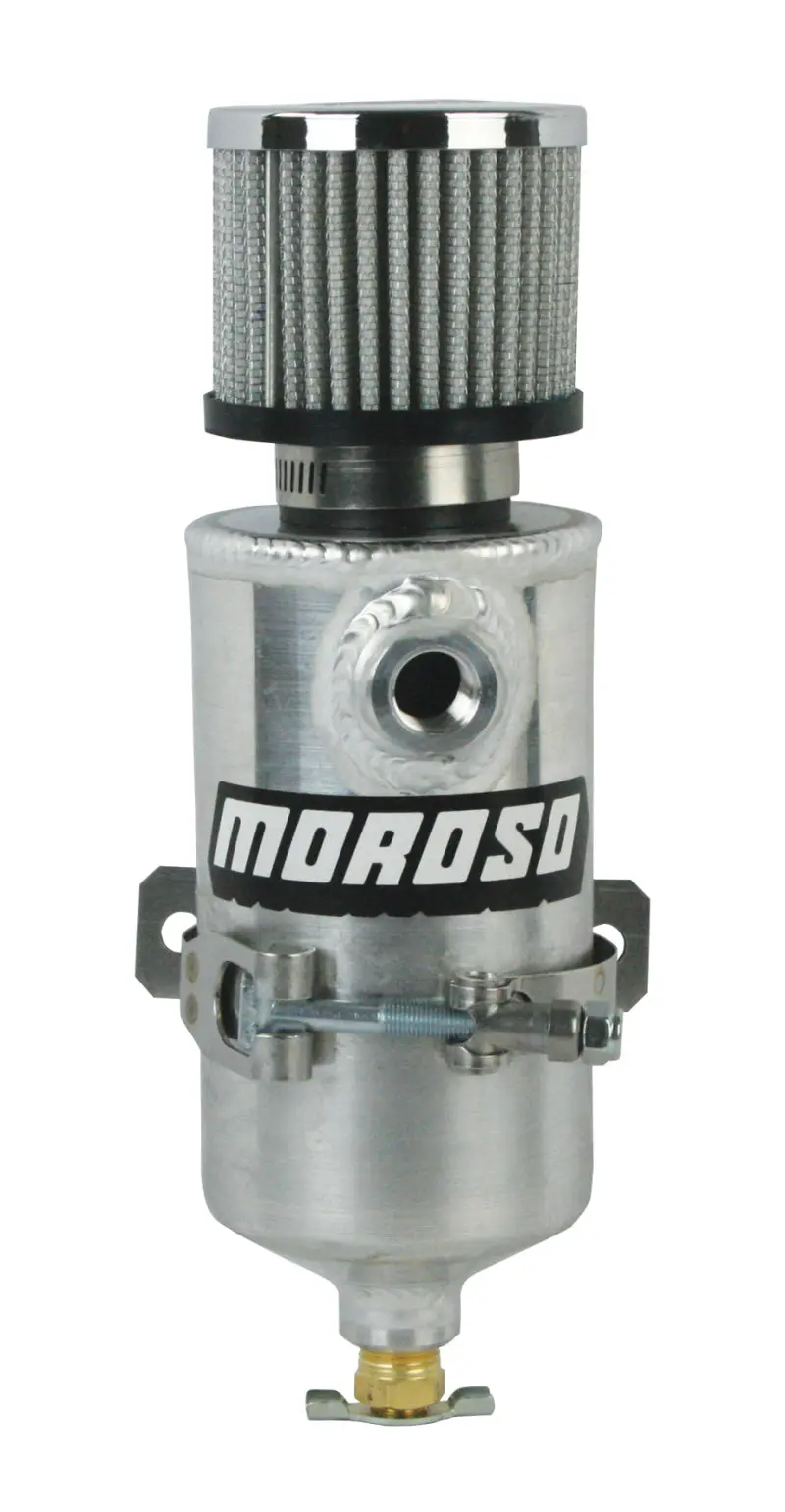 Moroso Breather Tank/Catch Can - Two 3/8 Npt Female Fittings - Aluminum 1