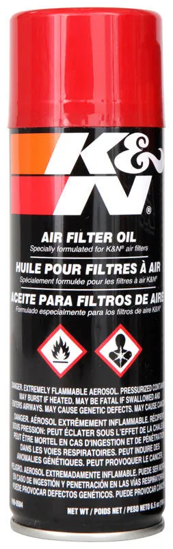 K&N 6.5 Oz Aerosol Spray Air Filter Oil 1
