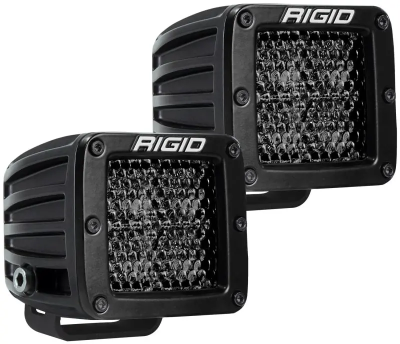 Rigid Industries D Series Pro Midnight Edition - Spot - Diffused - Pair 1