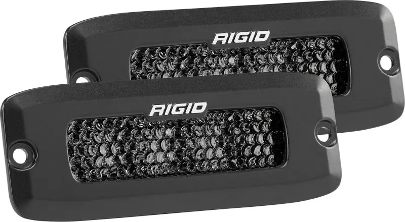 Rigid Industries Sr-Q Series Pro Midnight Edition - Spot - Diffused - Pair 1