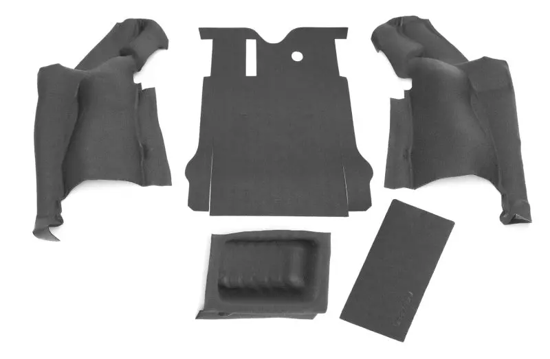 Bedrug 11-16 Jeep Jk 2Dr Rear 5Pc Bedtred Cargo Kit (Incl Tailgate & Tub Liner) 1